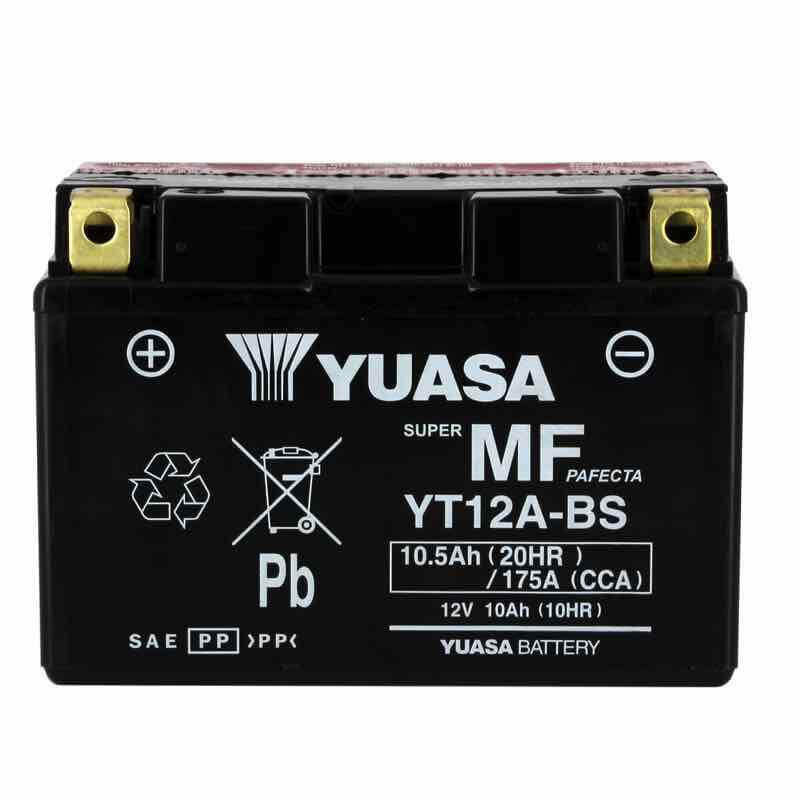 YUASA BATTERIE Yt12A-BS AGM - AVEC PACK ACIDE (INCLUS)