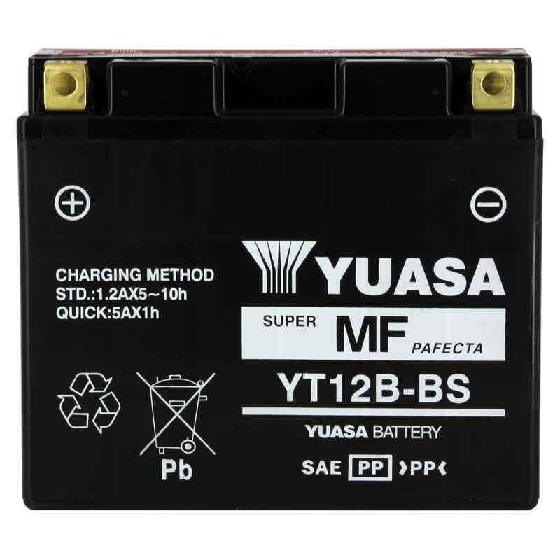 YUASA BATTERIE YT12B-BS AGM - AVEC PACK ACIDE (INCLUS)
