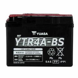 YUASA BATTERIE YTR4A-BS AGM - AVEC PACK ACIDE (INCLUS)