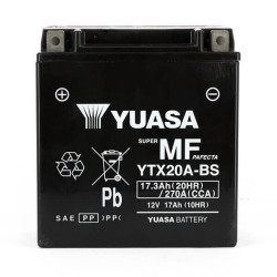 YUASA BATTERIE YTX20A-BS AGM - AVEC PACK ACIDE (INCLUS)