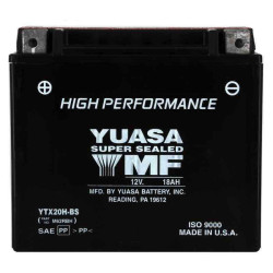 YUASA BATTERIE YTX20H-BS AGM - AVEC PACK ACIDE (INCLUS)