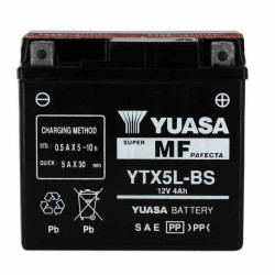 YUASA BATTERIE YTX5L-BS AGM - AVEC PACK ACIDE (INCLUS)