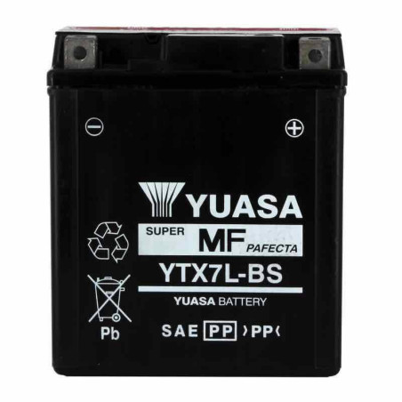 YUASA BATTERIE YTX7L-BS AGM - AVEC PACK ACIDE (INCLUS)