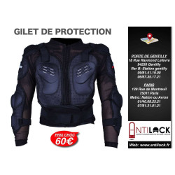 Gilet Armure de Protection Motard CE