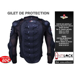 Gilet Armure de Protection Motard CE