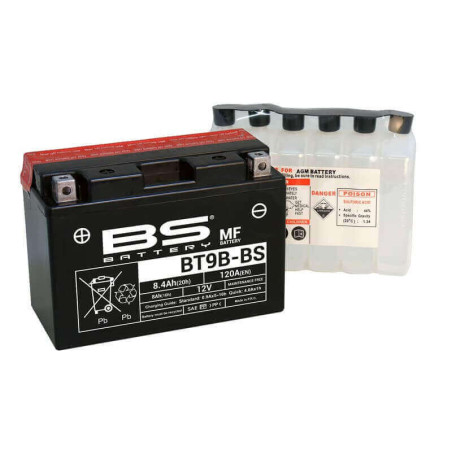 BS BATTERY BATTERIE BT9B - AVEC PACK ACIDE (INCLUS)
