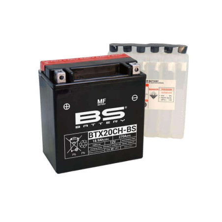 BS BATTERY BATTERIE BTX20CH - AVEC PACK ACIDE (INCLUS)