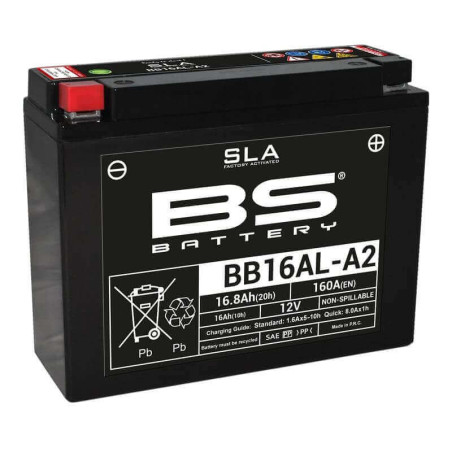 BS BATTERY BATTERIE BB16AL-A2 - SLA AGM (ACIDE REMPLI)