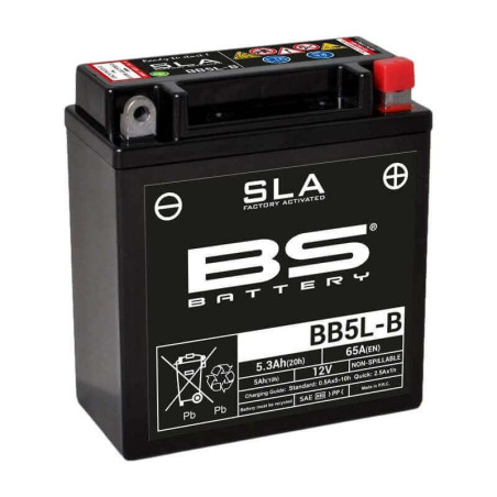 BS BATTERY BATTERIE BB5L-B - SLA AGM (ACIDE REMPLI)