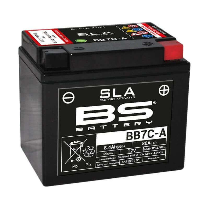 BS BATTERY BATTERIE BB7C-A - SLA AGM (ACIDE REMPLI)