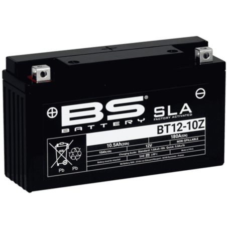 BS BATTERY BATTERIE BT12-10Z - SLA AGM (ACIDE REMPLI)