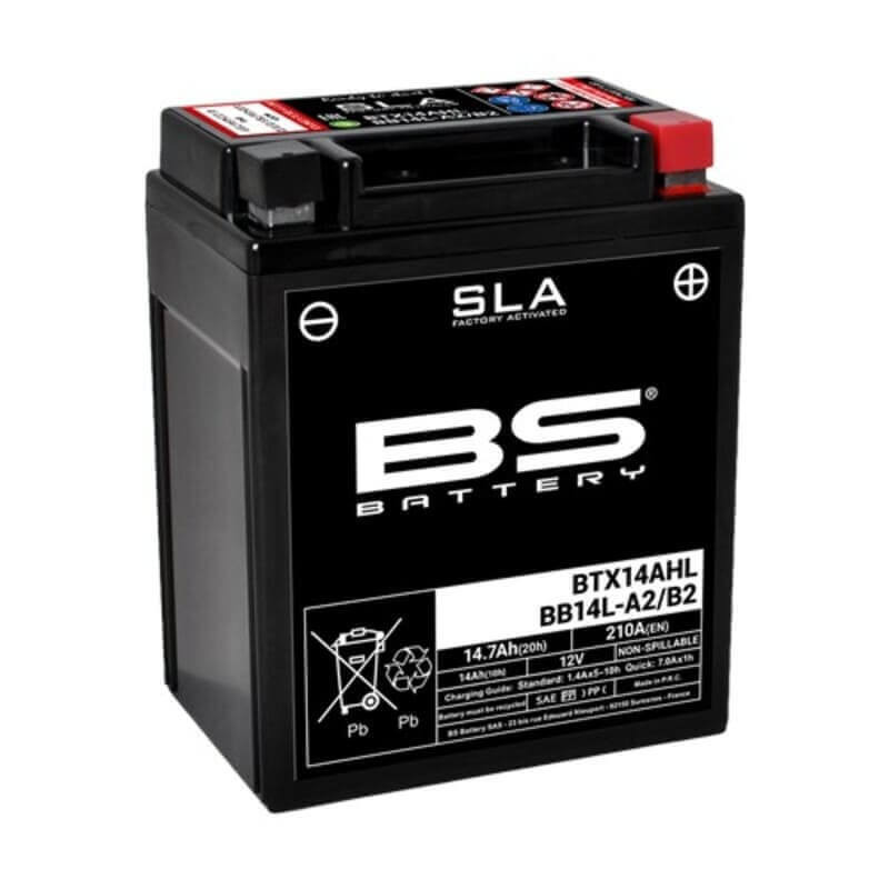 BS BATTERY BATTERIE BTX14AHL / BB14L-A2/B2 - SLA AGM (ACIDE REMPLI)