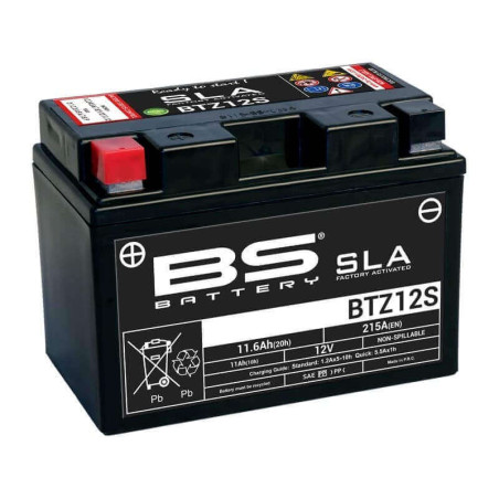 BS BATTERY BATTERIE BTZ12S - SLA AGM (ACIDE REMPLI)