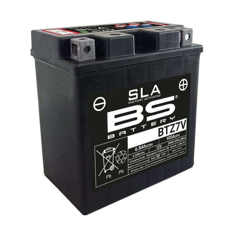 BS BATTERY BATTERIE BTZ7V - SLA AGM (ACIDE REMPLI)