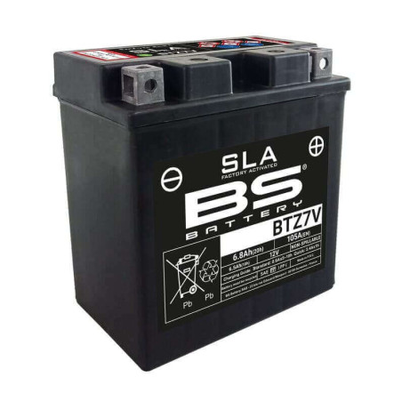 BS BATTERY BATTERIE BTZ7V - SLA AGM (ACIDE REMPLI)