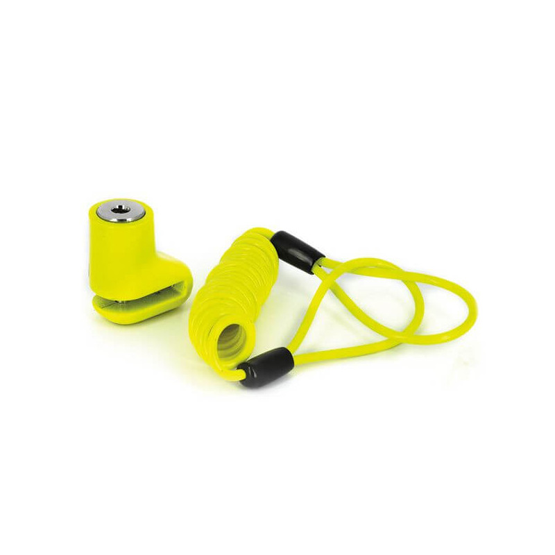 STAR LOCKS BLOQUE DISQUE JAUNE + CORDON DE RAPPEL