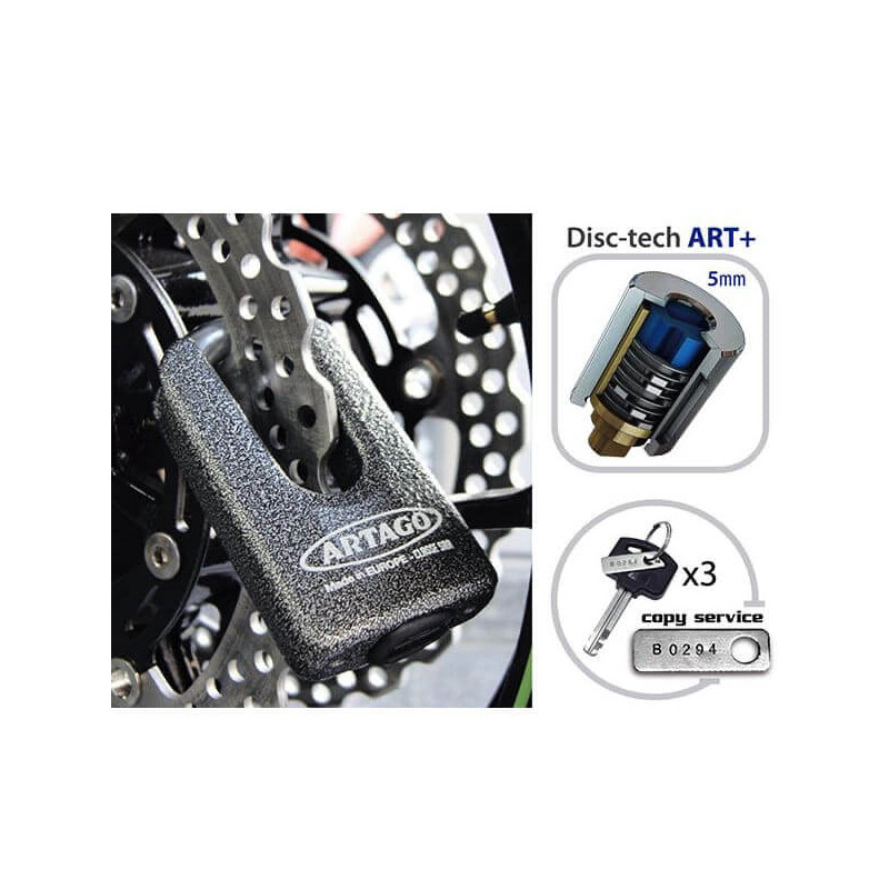 ARTAGO ANTIVOL CADENAS 69 D.15 GRIS MARTELÉ - CLASSÉ SRA