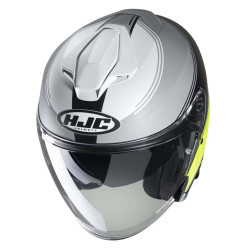 HJC JET i30 VICOM AVEC VISIÈRE MIROIR IRIDIUM