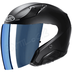 HJC CASQUE JET RPHA 31 AVEC VISIÈRE MIROIR BLEU
