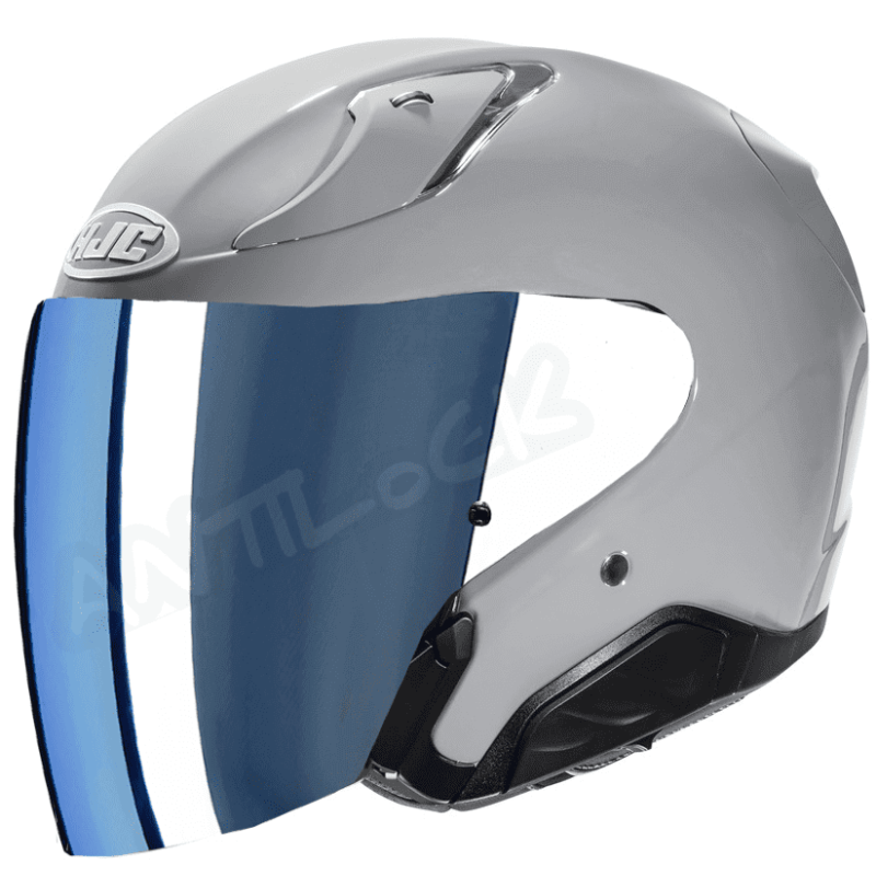HJC CASQUE JET RPHA 31 AVEC VISIÈRE MIROIR BLEU