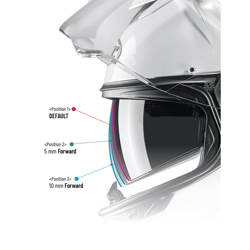 HJC CASQUE JET RPHA 31 AVEC VISIÈRE MIROIR BLEU