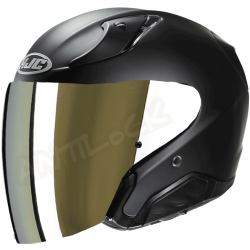 HJC CASQUE JET RPHA 31 AVEC VISIÈRE MIROIR OR