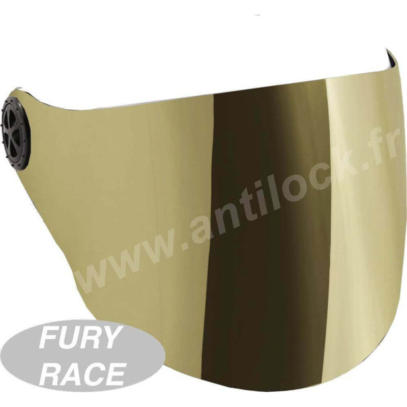 FURY VISIÈRE ÉCRAN MIROIR OR POUR RACE/FAST/ANGEL
