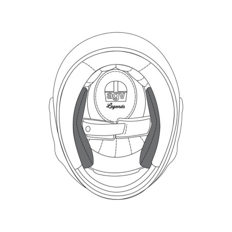 AGV PAIRE DE JOUES POUR - X101