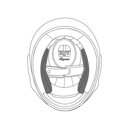 AGV PAIRE DE JOUES POUR - X3000