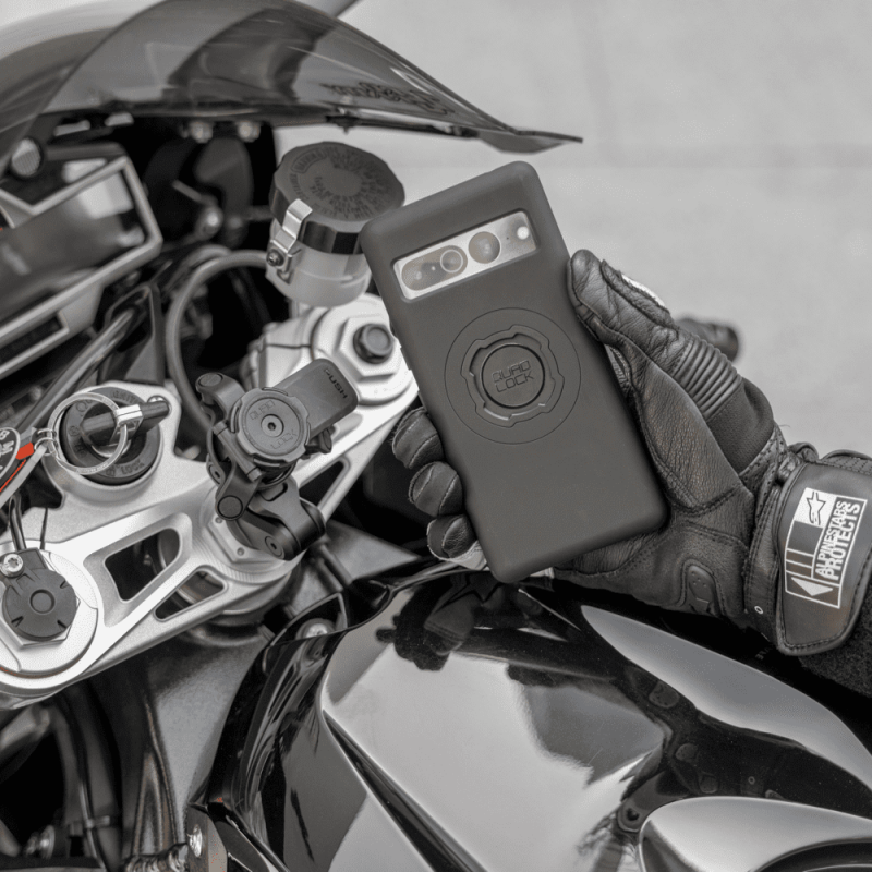 QUAD LOCK SUPPORT VIS DE PONTET PRO EN ALU NOIR POUR GUIDON SPORTIVE