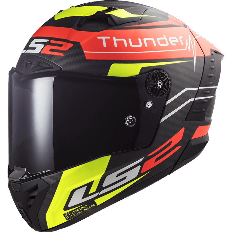 LS2 CASQUE INTEGRAL FF805 THUNDER CARBON ATTACK MAT