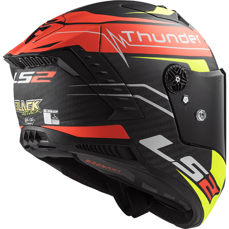 LS2 CASQUE INTEGRAL FF805 THUNDER CARBON ATTACK MAT
