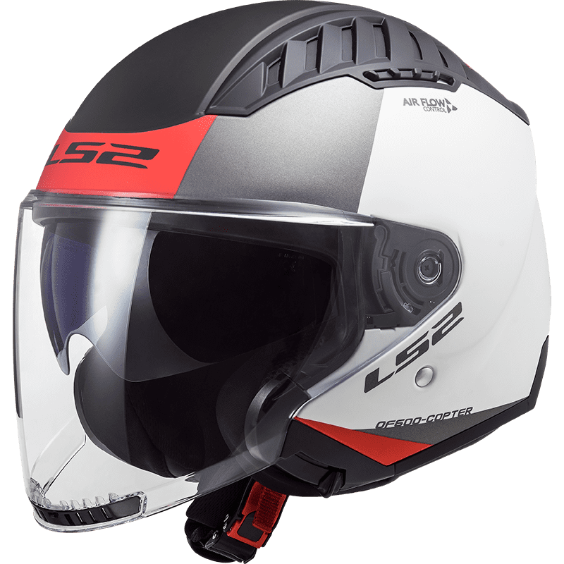 LS2 CASQUE JET OF600 COPTER II URBANE MAT