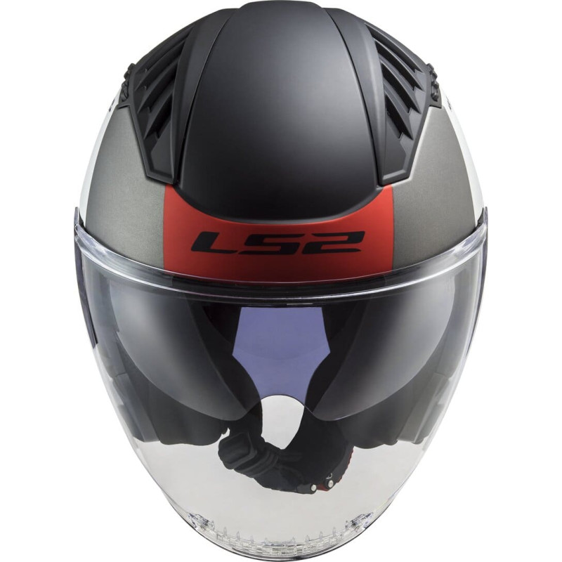LS2 CASQUE JET OF600 COPTER II URBANE MAT