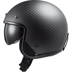 LS2 CASQUE JET OF601 BOB II CARBON SOLID