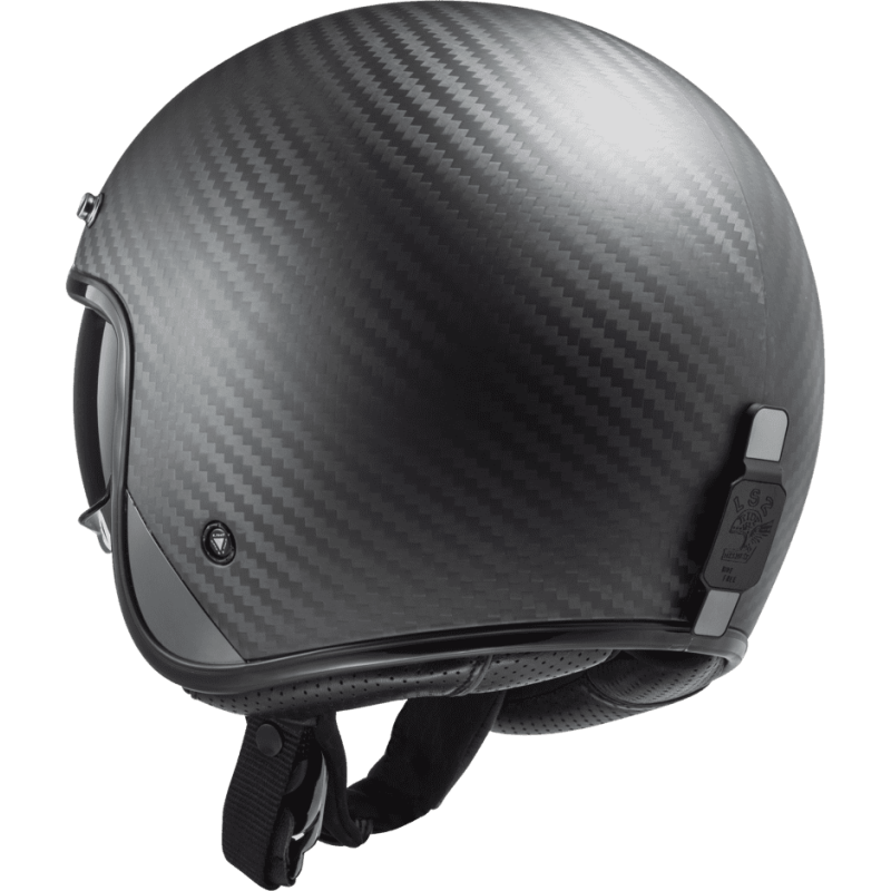 LS2 CASQUE JET OF601 BOB II CARBON SOLID