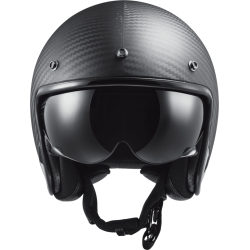 LS2 CASQUE JET OF601 BOB II CARBON SOLID