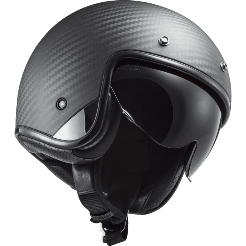 LS2 CASQUE JET OF601 BOB II CARBON SOLID