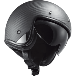 LS2 CASQUE JET OF601 BOB II CARBON SOLID