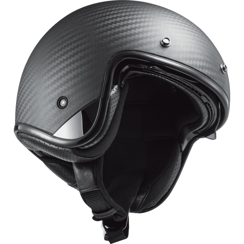 LS2 CASQUE JET OF601 BOB II CARBON SOLID