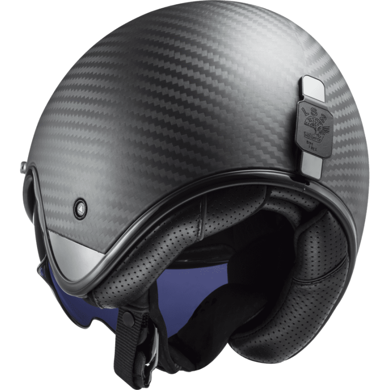 LS2 CASQUE JET OF601 BOB II CARBON SOLID