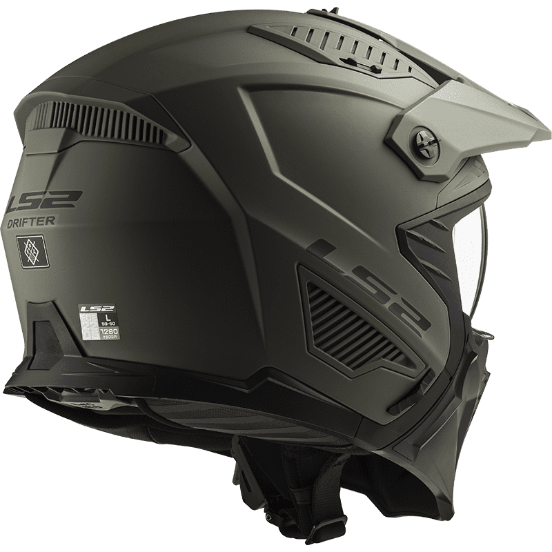 LS2 CASQUE JET OF606 DRIFTER SOLID MAT