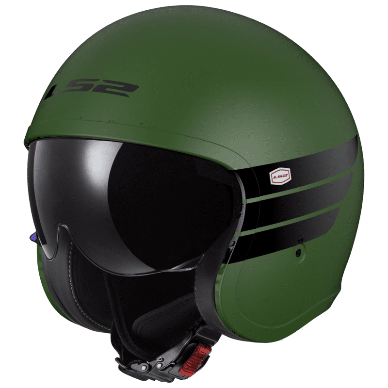 LS2 CASQUE JET OF599 SPITFIRE II RETRO MAT