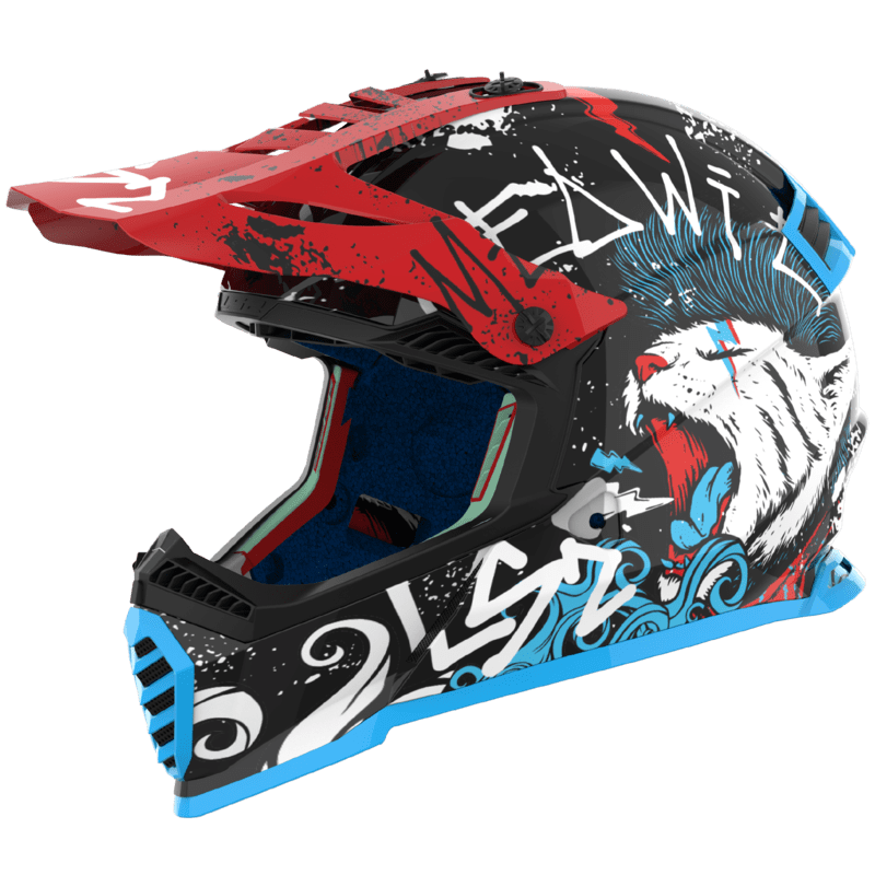 LS2 CASQUE CROSS ENFANT MX437 FAST EVO II MINI STARMAW