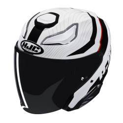 HJC CASQUE JET F31 NABY AVEC VISIÈRE TEINTÉE
