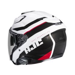 HJC CASQUE JET F31 NABY AVEC VISIÈRE MIROIR OR