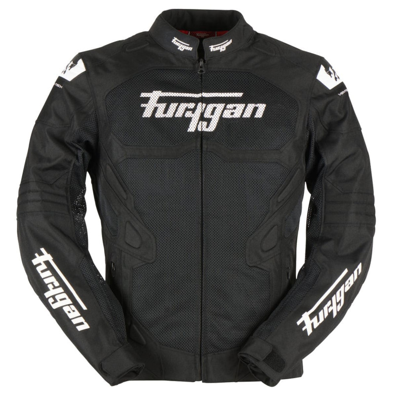 FURYGAN BLOUSON TEXTILE ATOM VENTED EVO NOIR/BLANC