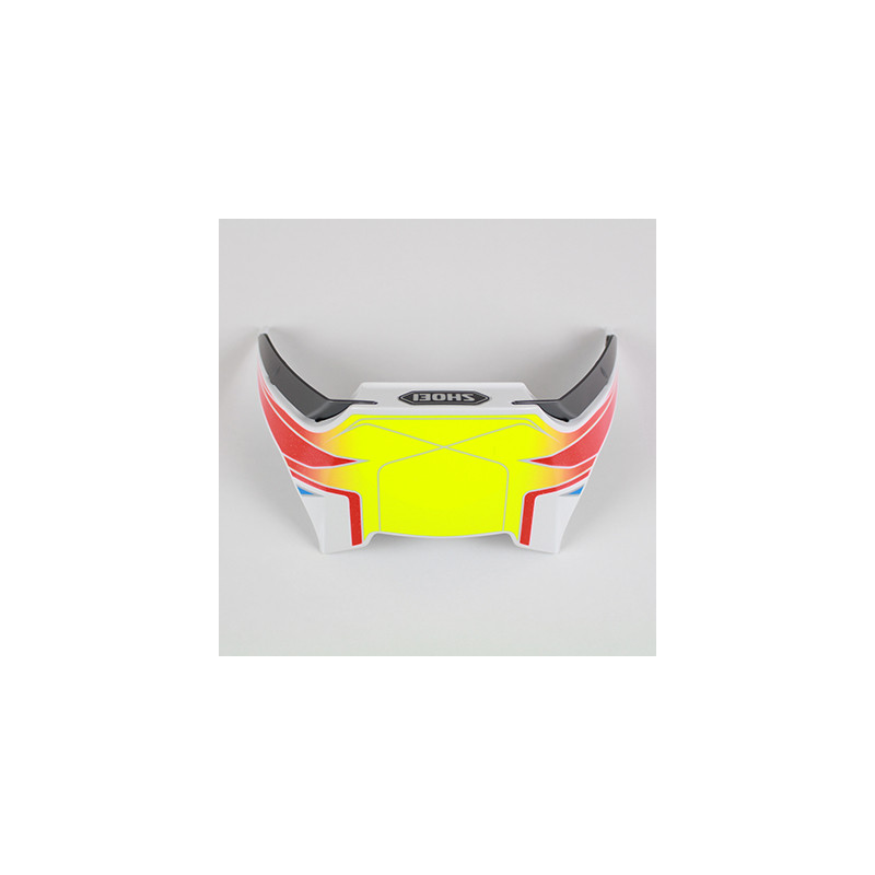 SHOEI SPOILER ARRIERE ASSAIL X-SPR3/14 - BLANC/ROUGE/JAUNE