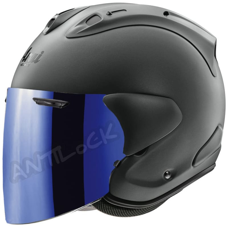 ARAI JET SZ-R VAS EVO GUN METAL + VISIÈRE MIROIR BLEU