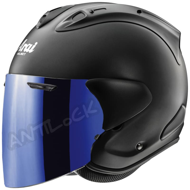 ARAI JET SZ-R VAS EVO NOIR MAT + VISIÈRE MIROIR BLEU